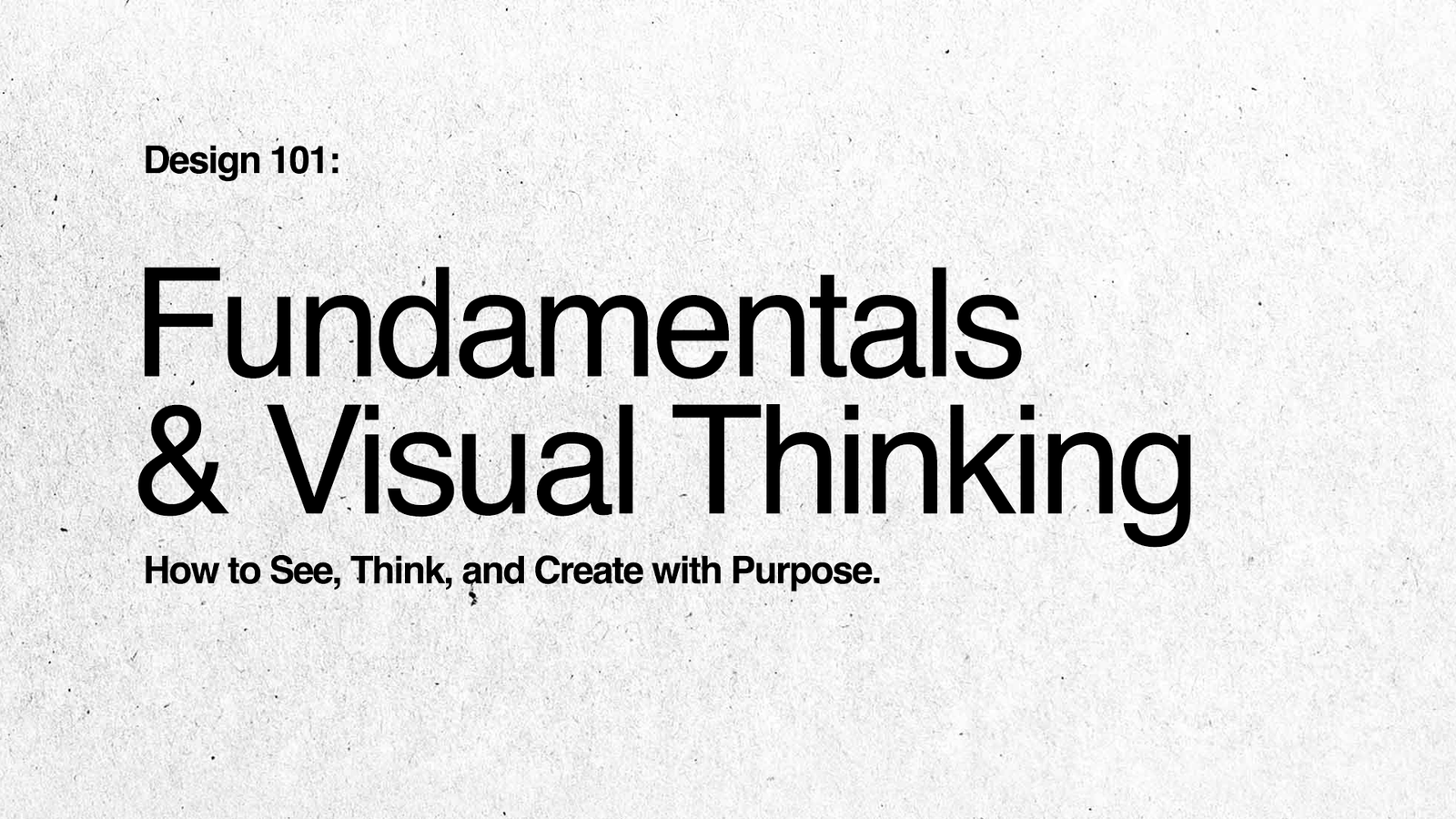 Foundations of Design (Beta Access)